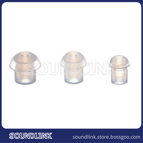 2015 Brand new mini soft earmold bent tubing plastic tube lock
